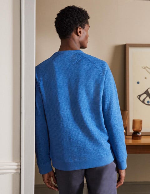 Danby Gebürstetes Sweatshirt - Tintenblau Danby Gebürstetes Sweatshirt - Tintenblau