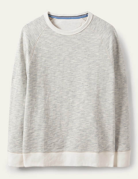 Danby Brushed Sweatshirt - Grey Stripe Danby Brushed Sweatshirt - Grey Stripe