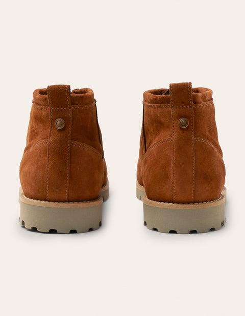 Suede Lace Up Boots - Ginger Suede Lace Up Boots - Ginger