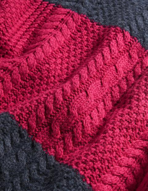 Paul Sweater - Navy/ Magenta Pink Paul Sweater - Navy/ Magenta Pink