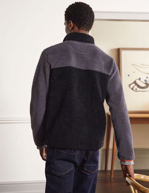 Barry Fleecepullover - Grau, Blockfarben Barry Fleecepullover - Grau, Blockfarben