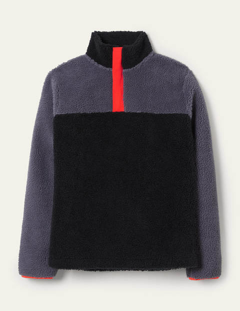Barry Fleecepullover - Grau, Blockfarben Barry Fleecepullover - Grau, Blockfarben