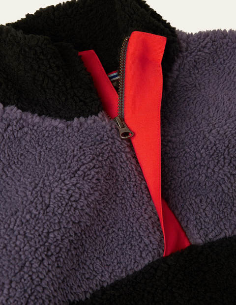 Barry Fleecepullover - Grau, Blockfarben Barry Fleecepullover - Grau, Blockfarben
