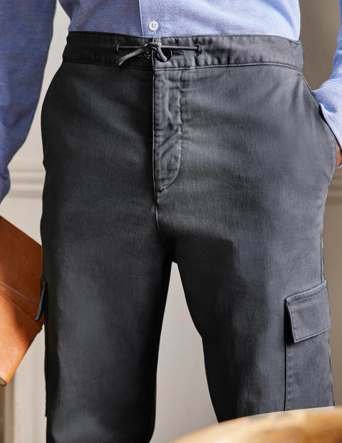 Elasticated Waist Cargo - London Grey Elasticated Waist Cargo - London Grey