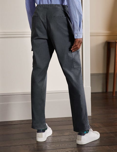 Elasticated Waist Cargo - London Grey Elasticated Waist Cargo - London Grey