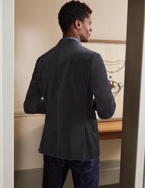 Highgate Velvet Blazer - Dark Grey Highgate Velvet Blazer - Dark Grey