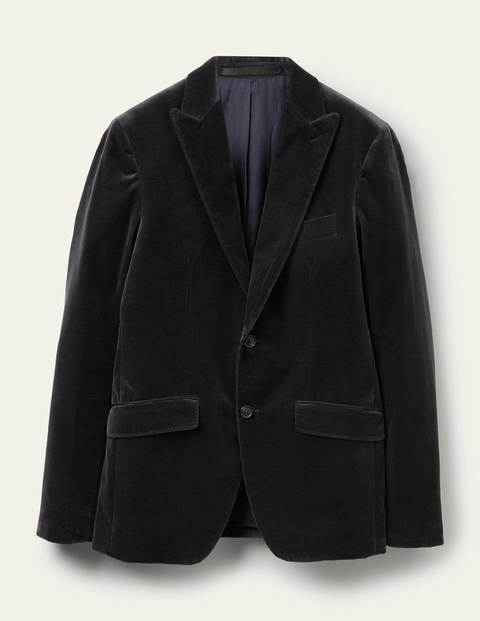 Highgate Velvet Blazer - Dark Grey Highgate Velvet Blazer - Dark Grey