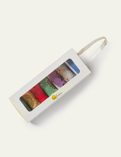 Sock Box 7 Pack - Rainbow Garden Sock Box 7 Pack - Rainbow Garden