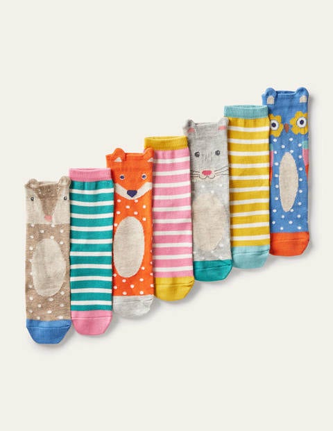 Box mit Socken im 7er-Pack - Waldfreunde Box mit Socken im 7er-Pack - Waldfreunde
