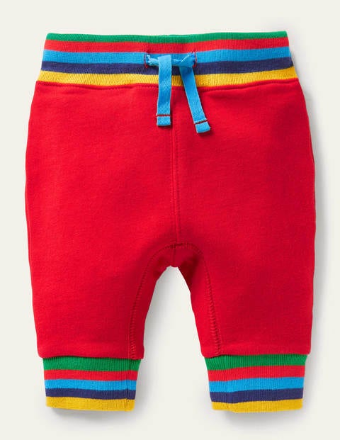 보덴 남아용 팬츠 Boden Rainbow Rib Jersey Bottoms - Rockabilly Red