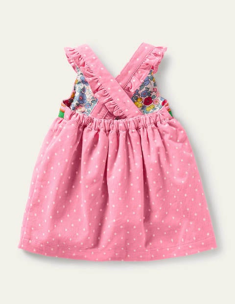 Spotty Appliqué Cord Pinnie - Formica Pink Chickens Spotty Appliqué Cord Pinnie - Formica Pink Chickens