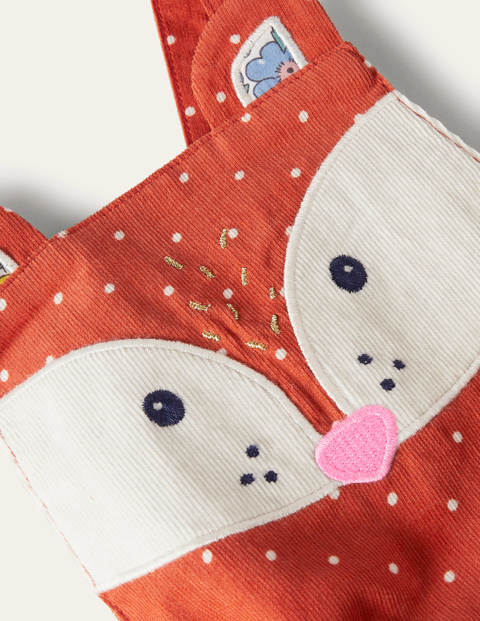 Novelty Fox Romper - Autumn Maple Orange Fox Novelty Fox Romper - Autumn Maple Orange Fox