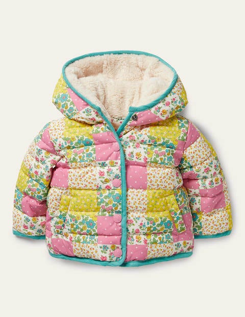 Padded Jacket - Multi Floral Patchwork Padded Jacket - Multi Floral Patchwork
