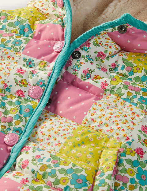 Padded Jacket - Multi Floral Patchwork Padded Jacket - Multi Floral Patchwork
