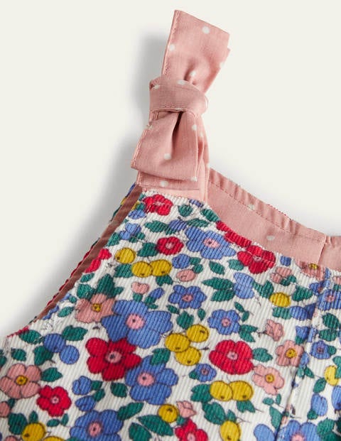 Cord Dungarees - Multi Sky Apple Blossom Cord Dungarees - Multi Sky Apple Blossom