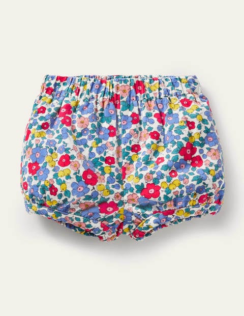 Gemusterte Cord-Pumpshorts - Bunt/Himmelblau, Apfelblüte Gemusterte Cord-Pumpshorts - Bunt/Himmelblau, Apfelblüte