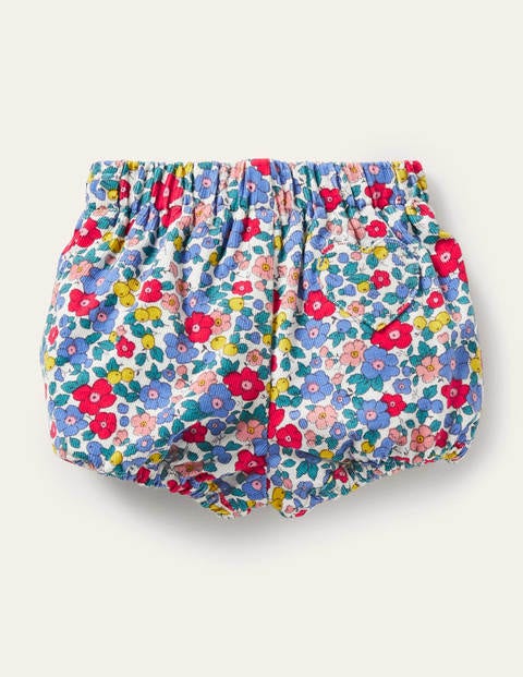 Gemusterte Cord-Pumpshorts - Bunt/Himmelblau, Apfelblüte Gemusterte Cord-Pumpshorts - Bunt/Himmelblau, Apfelblüte