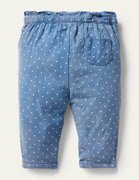 Spotty Cord Trousers - Elizabethan Blue Spotty Cord Trousers - Elizabethan Blue