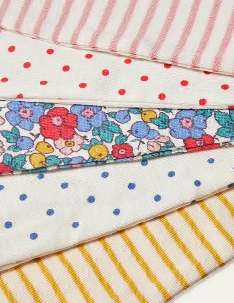 Blumige Bodys im 5er-Pack - Bunt, Apfelblüten Blumige Bodys im 5er-Pack - Bunt, Apfelblüten