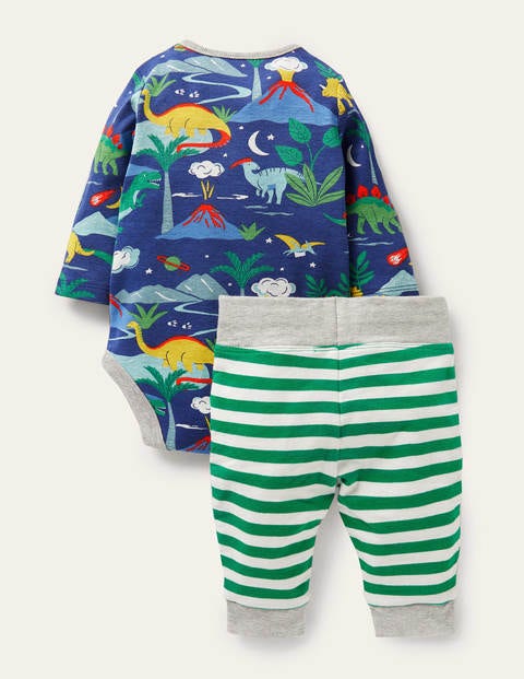 Body and Leggings Set - Starboard Blue Dinos Body and Leggings Set - Starboard Blue Dinos