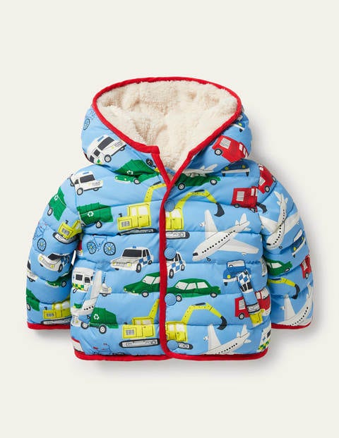 Padded Jacket - Surfboard Blue Things That Go