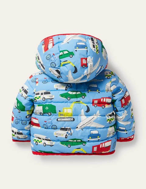 Jacke mit Wattierung - Surfbrett-Blau, Things That Go Jacke mit Wattierung - Surfbrett-Blau, Things That Go