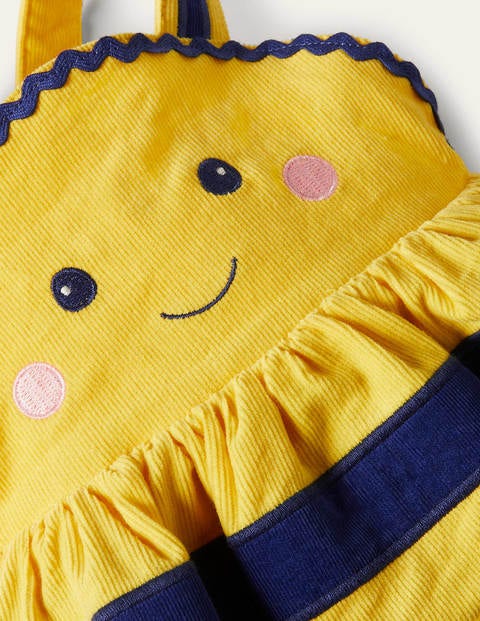 Novelty Cord Pinnie - Sweetcorn Yellow Bee Novelty Cord Pinnie - Sweetcorn Yellow Bee