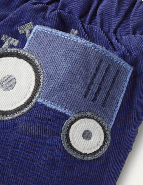 Jersey-lined Cord Pants - Starboard Blue Jersey-lined Cord Pants - Starboard Blue