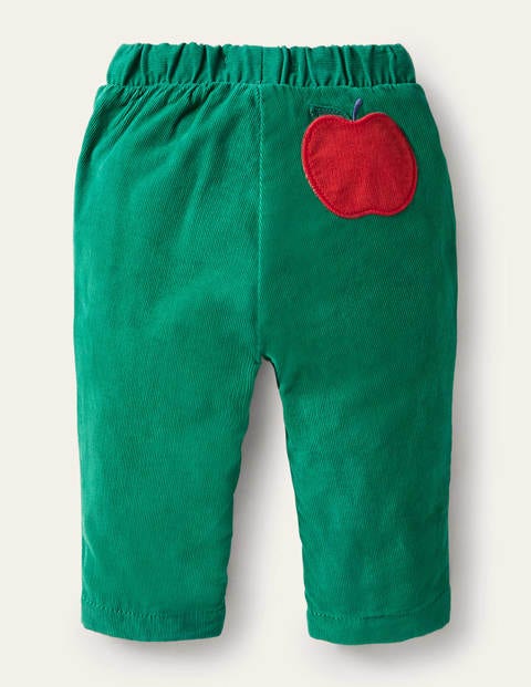 Jersey-lined Cord Pants - Highland Green Jersey-lined Cord Pants - Highland Green