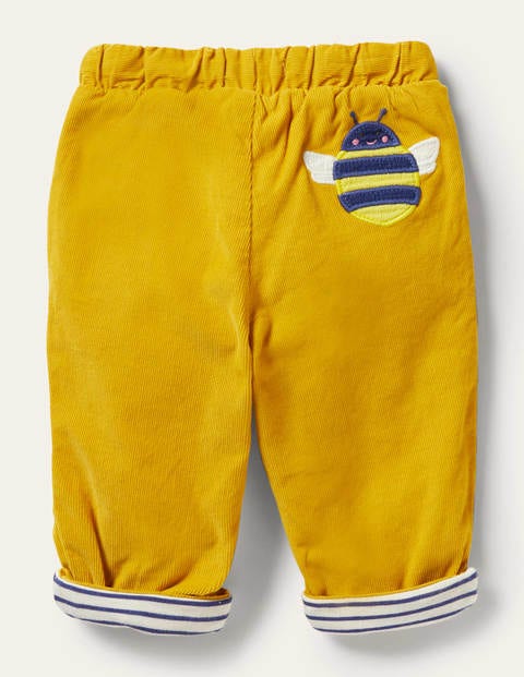 Cordhose mit Jerseyfutter - Honiggelb Cordhose mit Jerseyfutter - Honiggelb