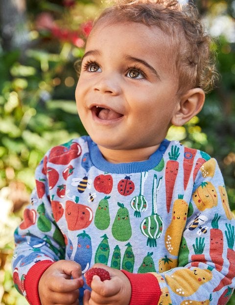 Cosy Sweatshirt - Winter Sky Garden Gang Cosy Sweatshirt - Winter Sky Garden Gang