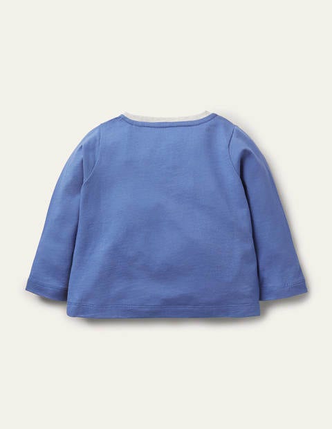 T-shirt à appliqué paysage - Sprout bleu élisabéthain T-shirt à appliqué paysage - Sprout bleu élisabéthain
