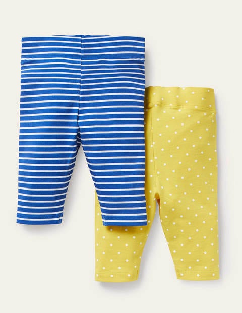 Twin Pack Leggings - Sweetcorn Yellow Pin Spot Twin Pack Leggings - Sweetcorn Yellow Pin Spot