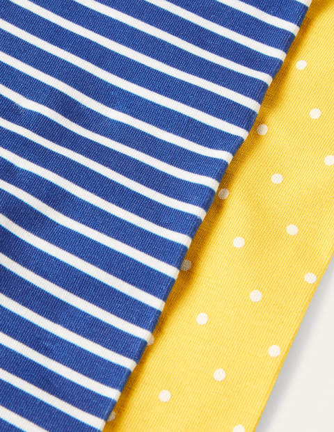 Twin Pack Leggings - Sweetcorn Yellow Pin Spot Twin Pack Leggings - Sweetcorn Yellow Pin Spot