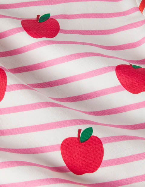 Breton-Body - Naturweiß/Blütenrosa, Äpfel Breton-Body - Naturweiß/Blütenrosa, Äpfel