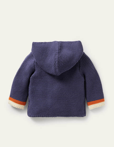 Veste en maille - Animaux bleu tribord Veste en maille - Animaux bleu tribord