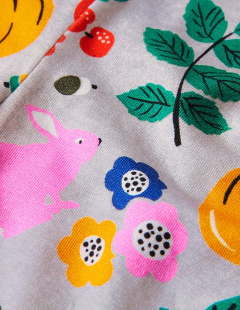 Baby Leggings - Grey Marl Forest Friends Baby Leggings - Grey Marl Forest Friends