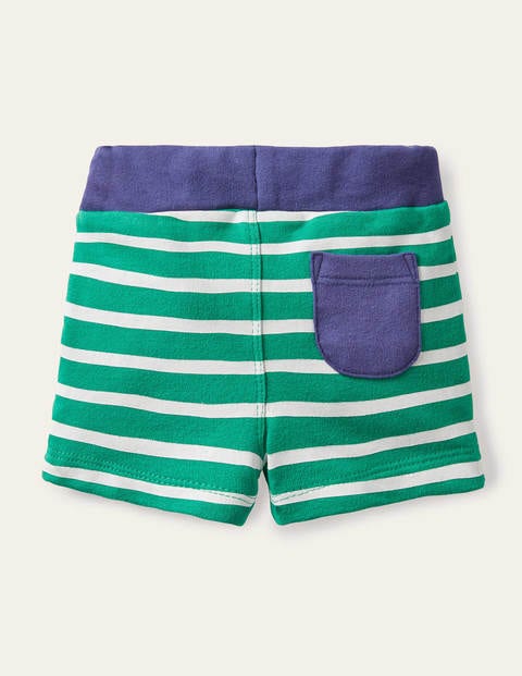 Essential Jersey Shorts - Ivory/Sapling Green Essential Jersey Shorts - Ivory/Sapling Green