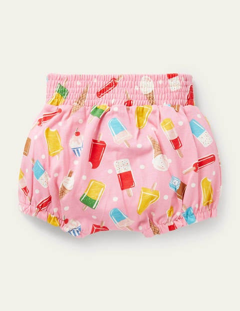 Printed Jersey Shorts - Pink Lemonade Ice Cream Spot Printed Jersey Shorts - Pink Lemonade Ice Cream Spot