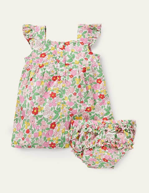 Floral Smocked Dress - Pink Lemonade Ditsy Floral Floral Smocked Dress - Pink Lemonade Ditsy Floral