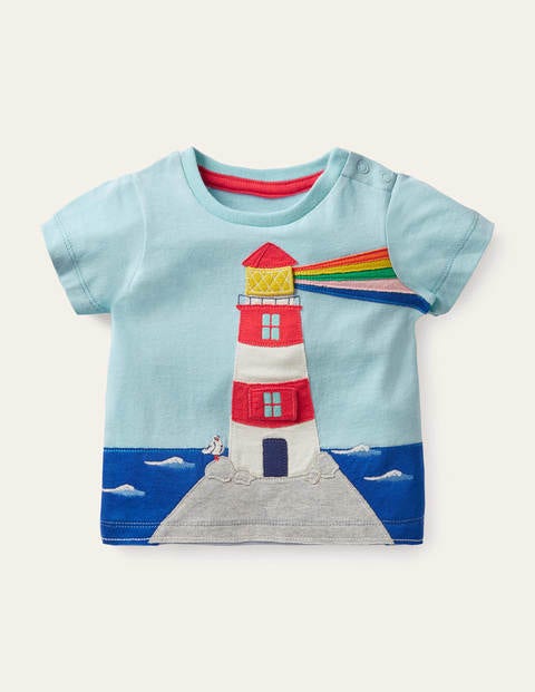 Animal Adventures Flap T-shirt - Provence Blue Lighthouse Animal Adventures Flap T-shirt - Provence Blue Lighthouse