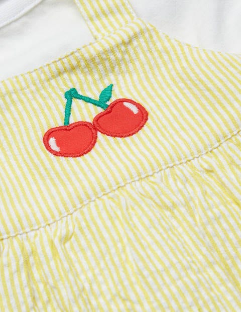 Ice Cream Pinnie Set - Ivory/Yellow Ice-Cream Ice Cream Pinnie Set - Ivory/Yellow Ice-Cream