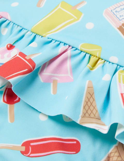 Fun Frill Sleeve Swimsuit - Multi Ice Creams Fun Frill Sleeve Swimsuit - Multi Ice Creams