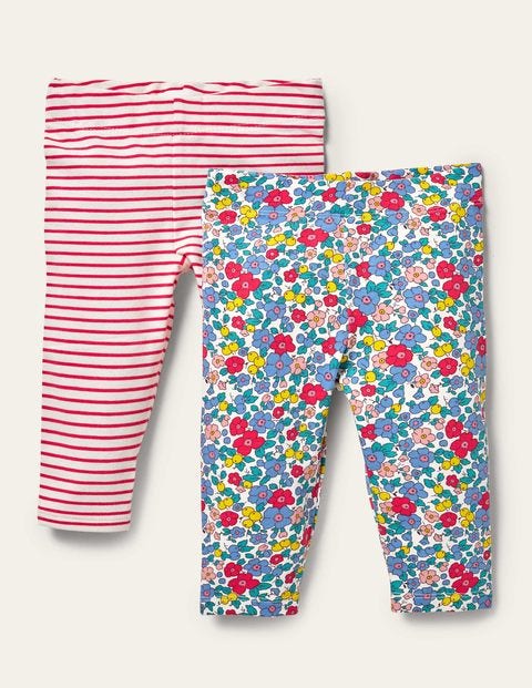 Twin Pack Leggings - Multi Apple Blossom Floral Twin Pack Leggings - Multi Apple Blossom Floral