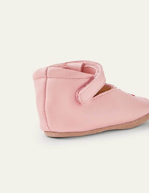 Fun Leather Baby Shoes - Boto Pink Strawberry Fun Leather Baby Shoes - Boto Pink Strawberry