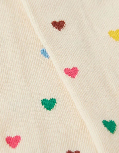 Everyday Tights - Multi Rainbow Hearts Everyday Tights - Multi Rainbow Hearts