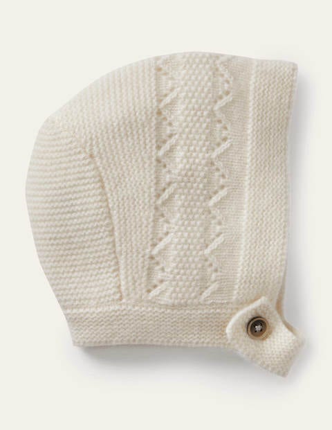 Cashmere Bonnet - Ivory Cashmere Bonnet - Ivory
