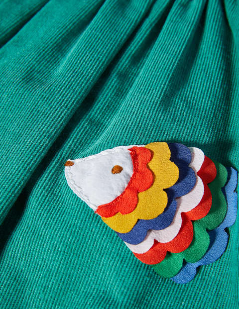 Appliqué Pinnie 3 Piece Set - Sardinia Green Hedgehogs Appliqué Pinnie 3 Piece Set - Sardinia Green Hedgehogs