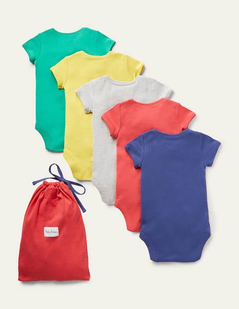 Boys 5 Pack Rainbow Bodies - Cherry Tomato Boys 5 Pack Rainbow Bodies - Cherry Tomato