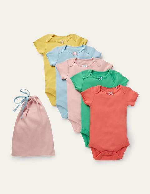 Girls 5 Pack Rainbow Bodies - Peach Melba Girls 5 Pack Rainbow Bodies - Peach Melba